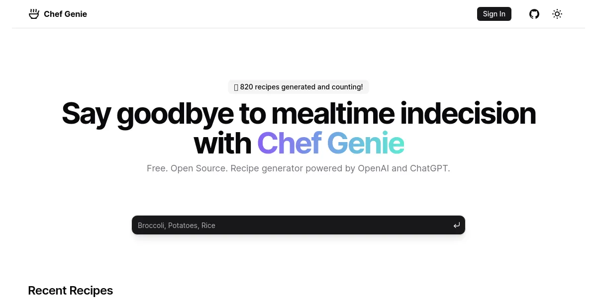 Chef Genie