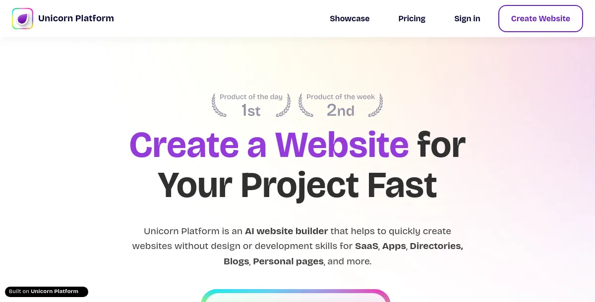 unicornplatform