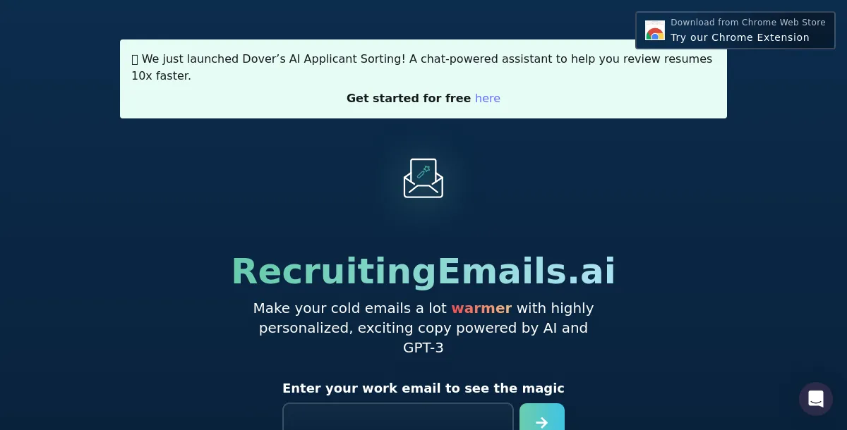 Recruiting Emails AI by Dover