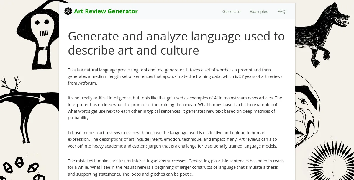 Artreviewgenerator