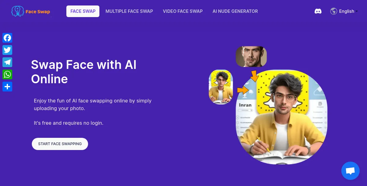 AI Face Swap Online Free