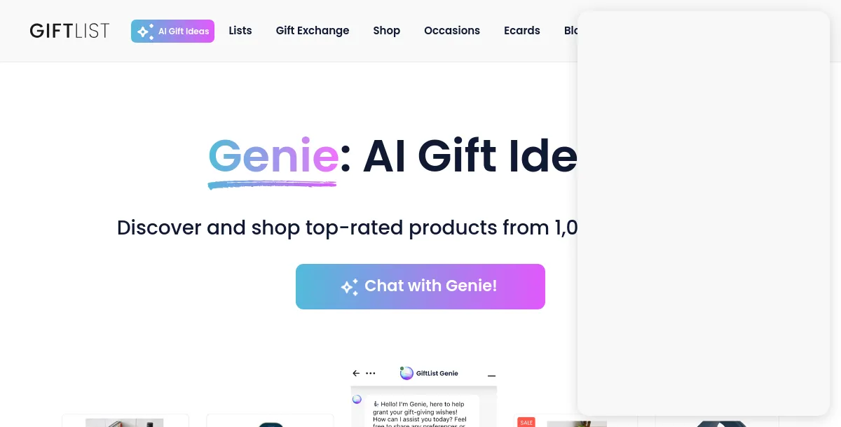 GiftList Genie: AI-Powered Gift Ideas Generator