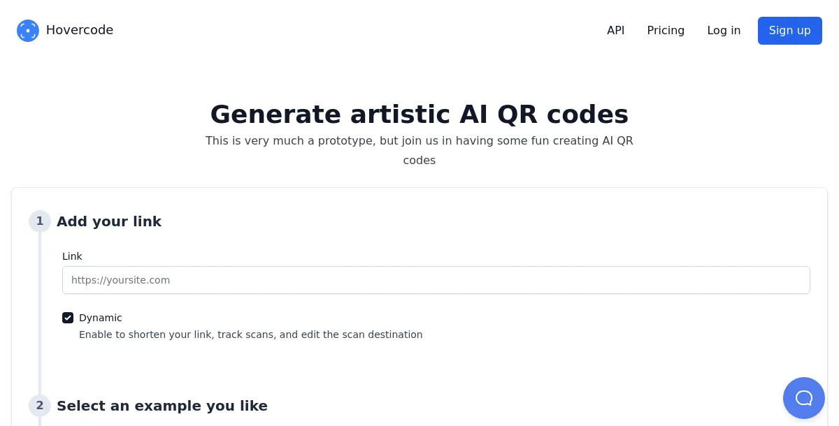 AI QR code generator