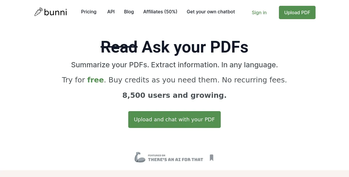 ClarifyPDF – Summarize text in PDFs