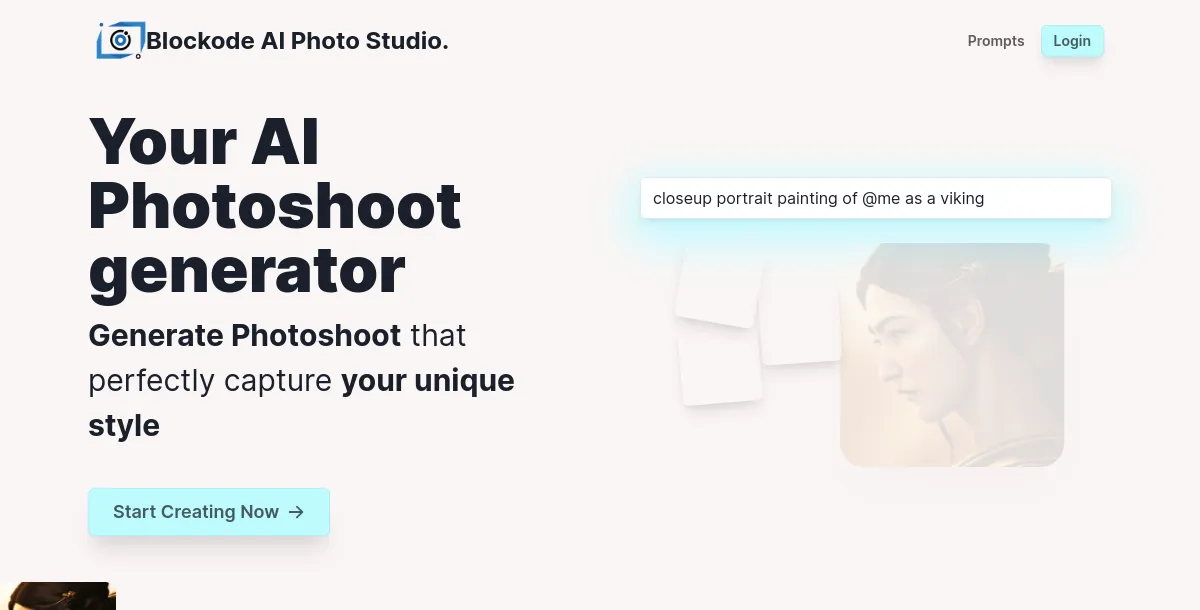 Blockode AI Photo Studio