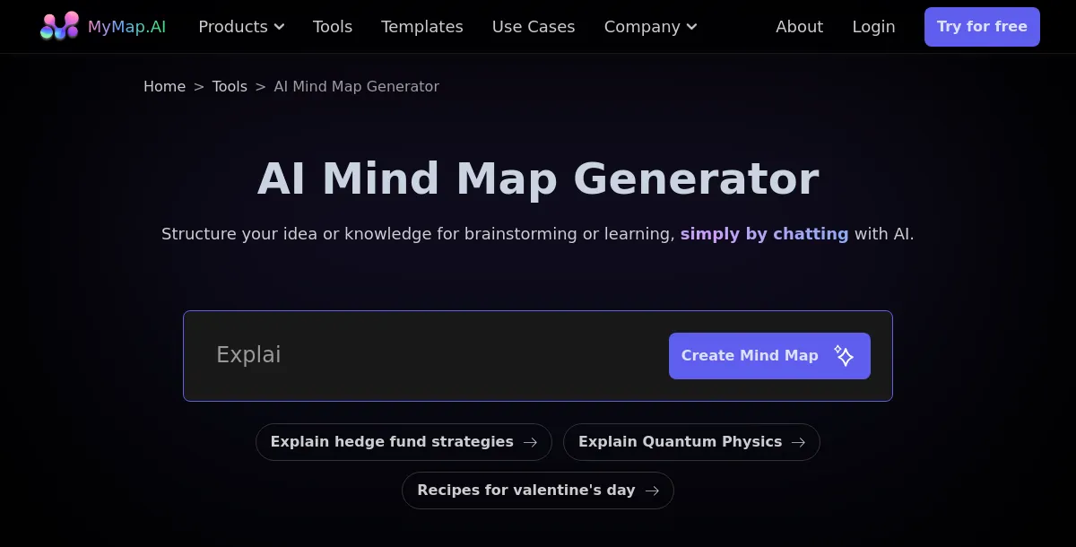 MyMap Mindmap Generator